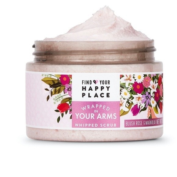Find Your Happy Place Whipped Body Scrub Wrapped In Your Arms 10 fl oz - Picture 1 of 3